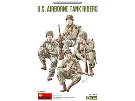 1/35 plastikinis surenkamas modelis „U.S. Airborne Tank Riders“ su lipdukais Miniart