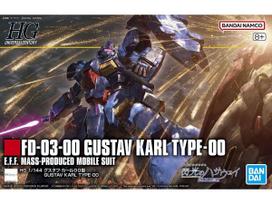 Bandai HGUC Gunpla Gustav Karl Type-00 Hathaway 1/144 surenkamas modelis