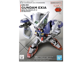 Bandai SD EX-Standard Gundam Exia plastikinis surenkamas Gunpla modelis