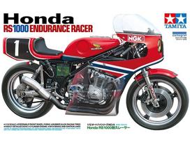 Tamiya Honda RS1000 ištvermės lenktynių motociklas 1981 1/12