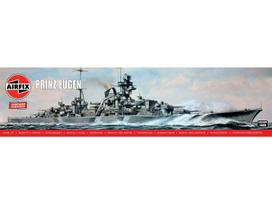 Airfix Prinz Eugen 1:600 plastikinis surenkamas laivo modelis 35,4 cm