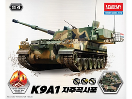 K9A1 Thunder 4D plastikinis surenkamas modelis su lipdukais, 14+