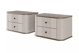 Naktinė spintelė VESPER 56 cm, kašmyras, pakabinama 2 vnt