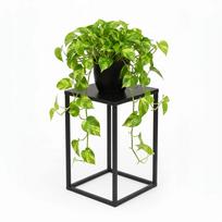 LOFT metalinis gėlių stovas, juodas, 40 cm