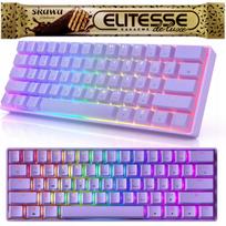 HKKB GK61 mechaninė žaidimų klaviatūra 60 proc. 61 klavišas RGB apšvietimas