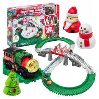Lankstus trasos rinkinys KALĖDINIS TRAUKINYS POLAR EXPRESS su bėgiais ir Kalėdų Seneliu 228 cm