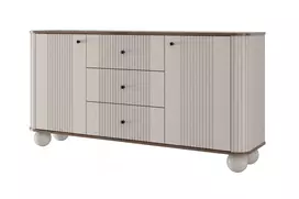 Komoda Vesper 160 cm, su trimis stalčiais, kašmyras