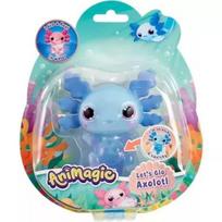 Let’s Glo Axolotl: švytintis vandens draugas – mėlynas