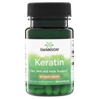 „Swanson“ keratinas, 50 mg – 60 kapsulių
