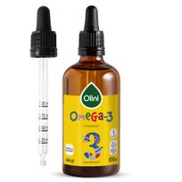 „Olini“ omega-3 vaikams, aviečių ir mėlynių skonio – 100 ml