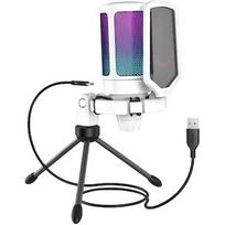 Fifine Microphone Fifine A6V AMPLIGAME RGB mikrofon pojemnościowy studyjny biały A6VW
