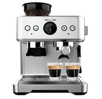 Pusiau automatinis kavos aparatas Cecotec Espressomaschine Barista Power Espresso 20 Barista Maestro. 2250 W, 20 barų, manometras ir 2 termoblokai, kavos pupelių talpykla, 20 malimo lygių