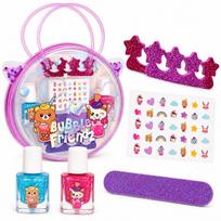 Nagų lakavimo rinkinys mergaitėms mini rankinuke „Bubble Friends“