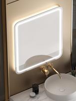 Vonios veidrodis ALBUS IBIZA, su LED apšvietimu 2700 - 6500K, 80 x 70 cm