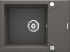 Deante granitinė virtuvinė plautuvė Deante Evora, ZQJ_T11A, Anthracite metallic
