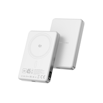 Blavec Power Bank 10000mAh BJ-05 Ultra Fast 16mm – Type C – Qi2.2 25W + PD 45W magnetic induction Magsafe 2 in 1 (PBBJ05-QI22MC10W) white