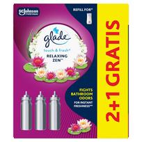 Glade Touch & Fresh Relaxing Zen 2+1 air freshener refill set