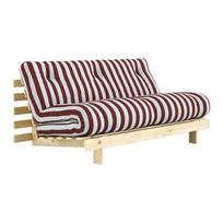 Bordo spalvos/šviesiai mėlynos spalvos sulankstoma sofa 160 cm Roots – Karup