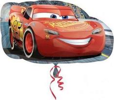 AMSCAN Folijos balionas Cars Lightning McQueen - 76 x 43 cm - 1 vnt. universalus