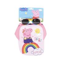 Peppa Pig kepurė nuo saulės ir akiniai nuo saulės