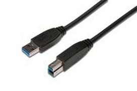 Premiumcord USB 3.0 Super-speed 5Gbps A-B 9 kontaktų 1 m kabelis