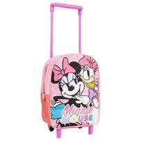 Mokyklinė kuprinė su ratukais Minnie Mouse 22 x 10 x 29 cm Rožinė