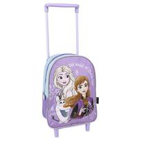 Mokyklinė kuprinė su ratukais Frozen Alyvinė