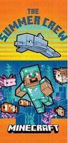 „Minecraft“ vonios rankšluostis 70 x 140 cm