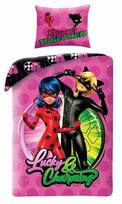 Miraculous Ladybug Patalynės komplektas mergatėms Stebuklingoji Boružėlė, 200 x 140 cm