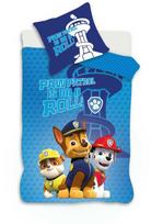 Vaikiška patalynės komplektas „Paw Patrol Roll“ 100–135 cm, 40–60 cm