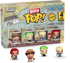 FUNKO Bitty POP! Figūrėlių rinkinys: One Piece, ~2.3 cm (4 vnt.)