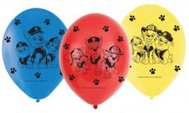 Balionai „Paw Patrol“ herojai, 6 vnt. 9 colių (22,8 cm)