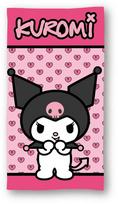 Hello Kitty Kuromi rožinis vonios rankšluostis, paplūdimio rankšluostis 70x140cm (greitai džiūstantis)