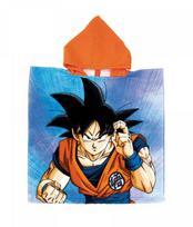„Dragon Ball Son Goku“ paplūdimio rankšluostis pončas 55x110cm (greitai džiūstantis)