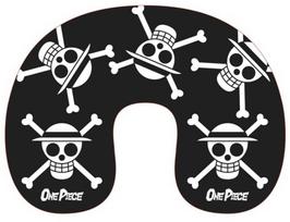 „One Piece Juodas Skull“ kelioninė pagalvė, kaklo pagalvė