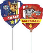 AMSCAN Folijinis balionas Paw Patrol lazdai - 28 cm - 1 vnt, universalus