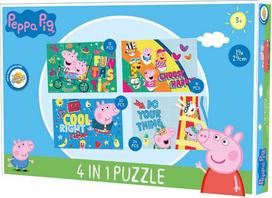 Peppa Pig 4 viename dėlionė