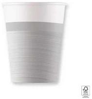 „Colour Next Generation“ sidabrinių popierinių puodelių rinkinys, 8 vnt., 200 ml FSC