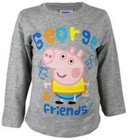 Peppa Pig George vaikiški ilgi marškinėliai, viršutiniai 104 cm