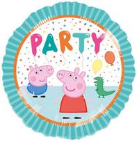 Peppa Pig konfeti folijos balionas 43 cm