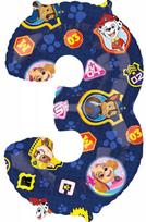 Folinis balionas „Paw Patrol“ numeris 3, 66 cm