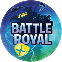 „Battle Royal Storm“ popierinės lėkštės, 8 vnt., 22,8 cm