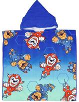 Paw Patrol Aqua paplūdimio rankšluostis pončas 60x120 cm (greitai džiūstantis)