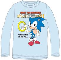 „Sonic the Hedgehog Ring“ vaikiški marškinėliai ilgomis rankovėmis, viršutinė dalis 128 cm