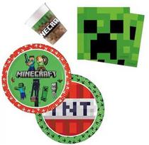 Vienkartinių indų rinkinys - MINECRAFT