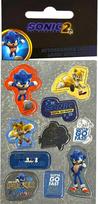 Sonic the Hedgehog holografinių lipdukų rinkinys