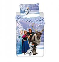 Patalynė dziecięca 140x200 Frozen Kraina Lodu 9466 Anna Elsa poszewka 70x90
