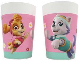 Paw Patrol Skye √©s Everest plastikinių puodelių 2 dalių rinkinys 230 ml