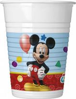 Disney Mikio žaislinis plastikinių puodelių rinkinys 8 vnt. 200 ml