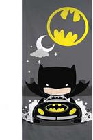 Pilkas „Batman“ rankšluostis, paplūdimio rankšluostis 70x140 cm